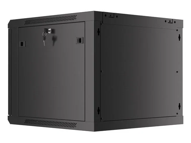 Lanberg Armario Rack Mural 19 pulgadas 9U 600x600 Negro