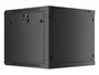 Lanberg Armario Rack Mural 19 pulgadas 9U 600x600 Negro