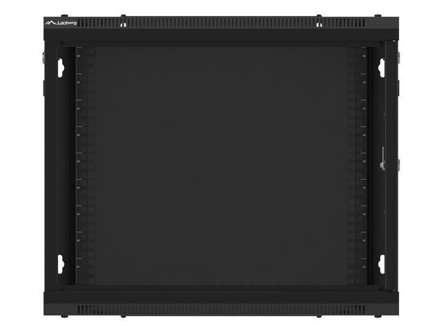 Lanberg Armario Rack Mural 19 pulgadas 9U 600x600 Negro