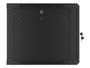 Lanberg Armario Rack Mural 19 pulgadas 9U 600x600 Negro