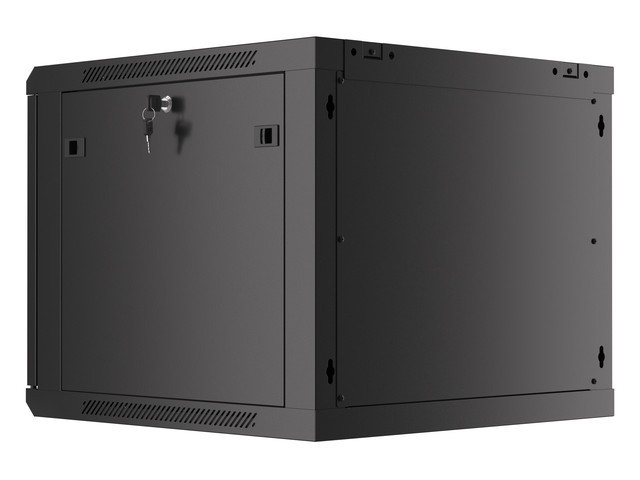 Lanberg Armario Rack Mural 19 pulgadas 9U 600x600 Negro