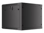Lanberg Armario Rack Mural 19 pulgadas 9U 600x600 Negro