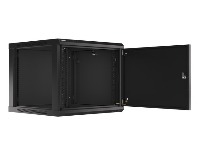 Lanberg Armario Rack Mural 19 pulgadas 9U 600x600 Negro