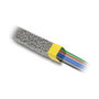 DeLOCK Funda trenzada para protección EMI estirable 10 m x 10 mm, Gris