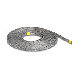 DeLOCK Funda trenzada para protección EMI estirable 10 m x 10 mm, Gris