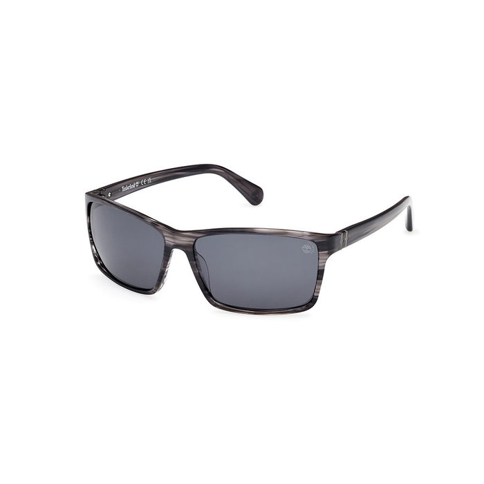 Timberland TB00032 Gafas de Sol Polarizadas para Hombre - Montura Rectangular de Acetato, Lente 64 mm, Varilla 150 mm
