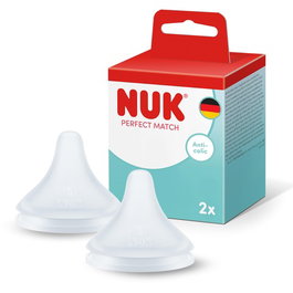 NUK Tetina Perfect Match Silicona Flujo S 0M+ 2 Unidades