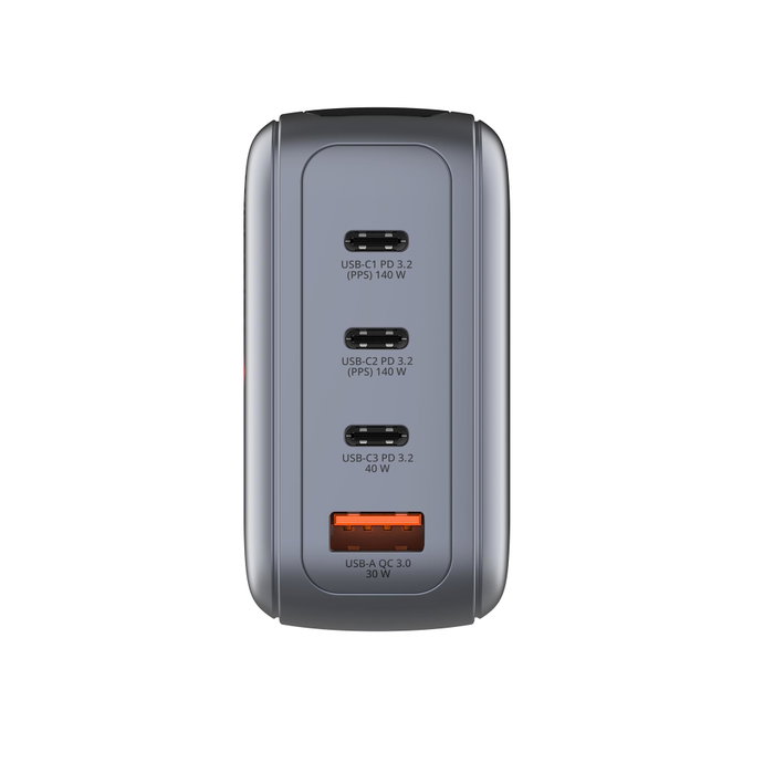 Verbatim Mini GaN Charger 140W con Pantalla, 3xUSB-C y 1xUSB-A, Negro Verbatim Mini GaN Charger 140W con Pantalla, 3xUSB-C y 1xUSB-A, Negro