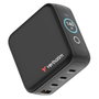 Verbatim Mini GaN Charger 140W con Pantalla y 4 Puertos