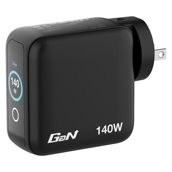 Verbatim Mini GaN Charger 140W con Pantalla y 4 Puertos