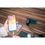 Verbatim Mini GaN Charger 140W con Pantalla, 3xUSB-C y 1xUSB-A, Negro