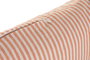 DKD Home Decor Cojín Algodón 45x45 Flecos Rayas Naranja Pack de 2