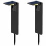 Lumisky Juego de 2 balizas solares para plantar Ostry LED blanco frío