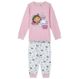 Cerdá Pijama Largo Single Jersey Gabby's Dollhouse Rosa 5 Años