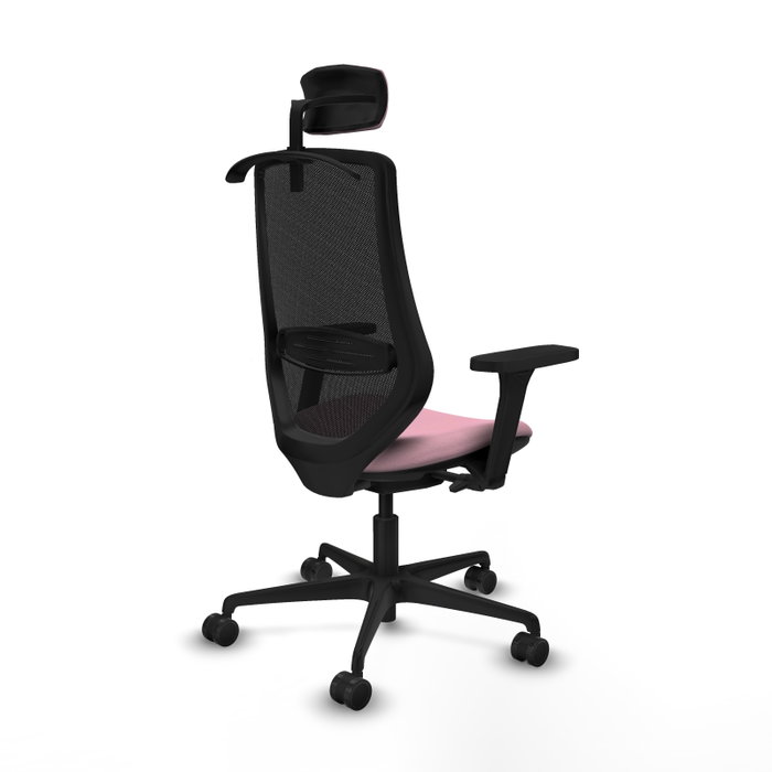 PIQUERAS Y CRESPO Silla de oficina Mardos con mecanismo Sincro/Traslack Rosa y Negro PIQUERAS Y CRESPO Silla de oficina Mardos con mecanismo Sincro/Traslack Rosa y Negro