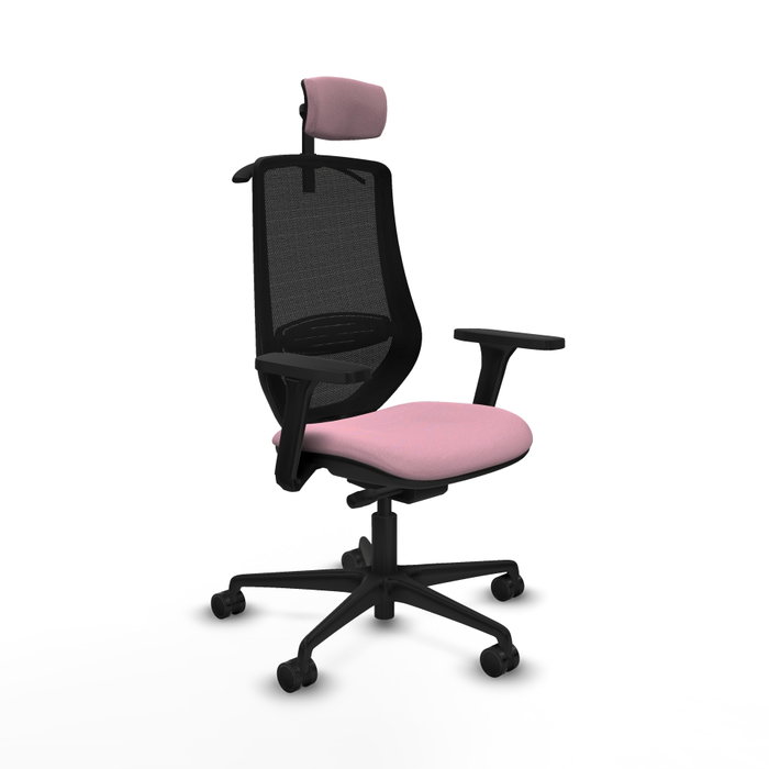 PIQUERAS Y CRESPO Silla de oficina Mardos con mecanismo Sincro/Traslack Rosa y Negro PIQUERAS Y CRESPO Silla de oficina Mardos con mecanismo Sincro/Traslack Rosa y Negro
