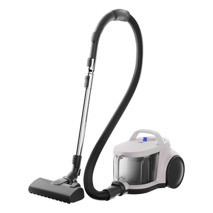 AEG AL 51C2SW Aspiradora sin Bolsa 1000W 2L Cilíndrica, Filtro HEPA, Tecnología Ciclónica, para Todo Tipo de Suelos, Blanca