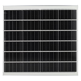 Farola LED Solar 300W 5000K con Panel 6V 45W y Batería 42Ah, Negro