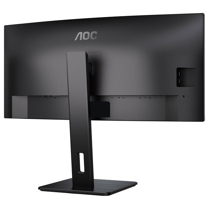 AOC CU34P3CV Monitor 34" Ultrawide Curvo (3440x1440, VA, 100Hz, 1ms, USB-C 65W, USB Hub, KVM, DisplayPort, HDMI, Altavoces)
