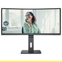 AOC CU34P3CV Monitor 34" Ultrawide Curvo (3440x1440, VA, 100Hz, 1ms, USB-C 65W, USB Hub, KVM, DisplayPort, HDMI, Altavoces)