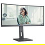 AOC CU34P3CV Monitor 34" Ultrawide Curvo (3440x1440, VA, 100Hz, 1ms, USB-C 65W, USB Hub, KVM, DisplayPort, HDMI, Altavoces)