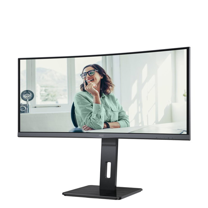 AOC CU34P3CV Monitor Curvo 34 Pulgadas WQHD VA 100Hz USB-C Negro