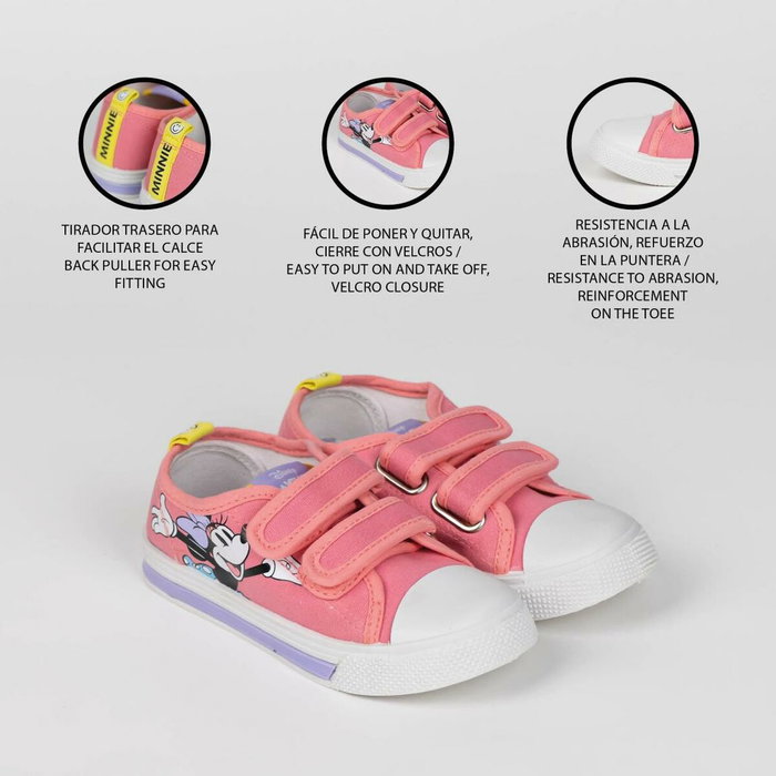 Cerdá Zapatilla Loneta Con Luces Minnie Rosa Talla 27