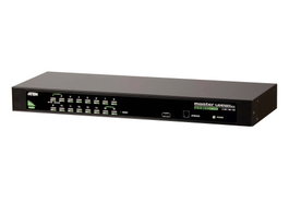 ATEN Switch KVM CS1316-AT-G de 16 puertos PS/2-USB VGA hasta 256 computadoras Control Total