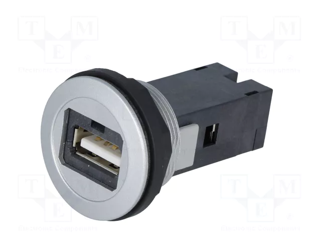 HARTING Conector hembra USB har-port 22mm IP20 Plata HARTING Conector hembra USB har-port 22mm IP20 Plata