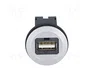 HARTING Conector hembra USB har-port 22mm IP20 Plata