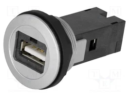 HARTING Conector hembra USB har-port 22mm IP20 Plata