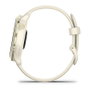 Garmin vivoactive 6 Reloj Deportivo con Pantalla AMOLED 1.2" GPS y Monitor Cardíaco, Blanco Hueso/Lunar Gold Aluminio
