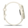 Garmin vivoactive 6 Reloj Deportivo con Pantalla AMOLED 1.2" GPS y Monitor Cardíaco, Blanco Hueso/Lunar Gold Aluminio