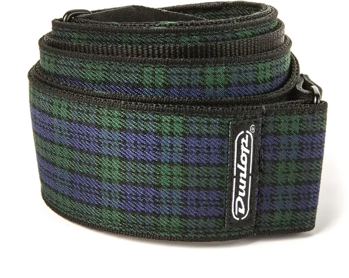 Dunlop Correa de Jacquard para Guitarra o Bajo - Black Watch Plaid Dunlop Correa de Jacquard para Guitarra o Bajo - Black Watch Plaid
