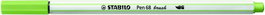 STABILO PEN 68 BRUSH Punta Pincel Pistacho (Set de 10)