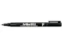 Artline EK-853 Rotulador Permanente Negro Punta Redonda 0,5 mm