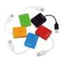 LogiLink Hub USB 2.0 UA0136 con 4 puertos, Azul