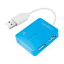 LogiLink Hub USB 2.0 UA0136 con 4 puertos, Azul