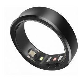 RingConn RingConn Smart Ring Gen2 für Frauen und Männer - Schlaf- und Fitness Tracking Wearable - Herzfrequenz - Matt-Schwarz Größe 7