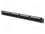 DIGITUS Patch Panel Cat 5e 24 Puertos RJ45 1U