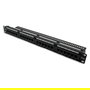 Digitus 1HE 24-Port Patchpanel Cat5e sin blindaje Negro