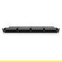 Digitus 1HE 24-Port Patchpanel Cat5e sin blindaje Negro