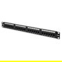 Digitus 1HE 24-Port Patchpanel Cat5e sin blindaje Negro