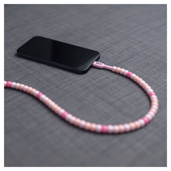 Club 3D Club3D Lifestyle USB-C a USB-C 2m Rosa PD60W 480Mbps Club 3D Club3D Lifestyle USB-C a USB-C 2m Rosa PD60W 480Mbps