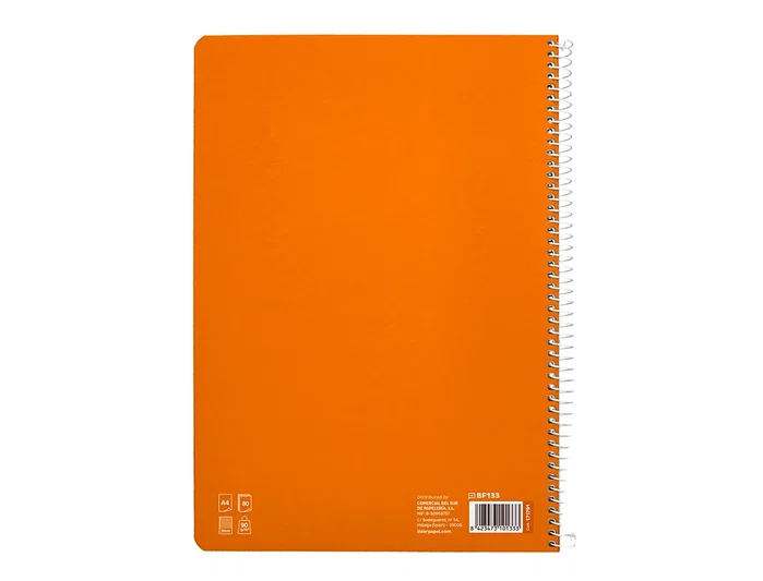 Liderpapel Cuaderno Espiral Pautaguía A4 Tapa Dura Naranja Liderpapel Cuaderno Espiral Pautaguía A4 Tapa Dura Naranja