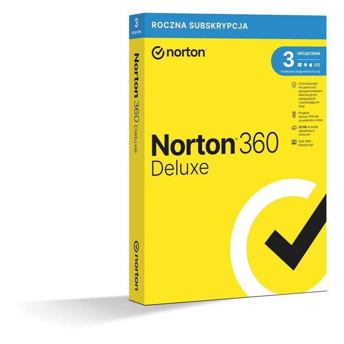 Norton 360 Deluxe BOX para 3 dispositivos, licencia por 1 año Norton 360 Deluxe BOX para 3 dispositivos, licencia por 1 año