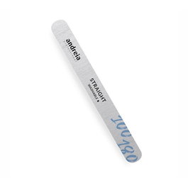 Andreia Lima de Uñas Recta 100/180 - Lima Lavable para Gel, Acrílico y Uña Natural - Alta Resistencia y Durabilidad