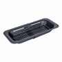 Wenko Escurreplatos Extensible Sievo 36,5 a 50 cm, Negro