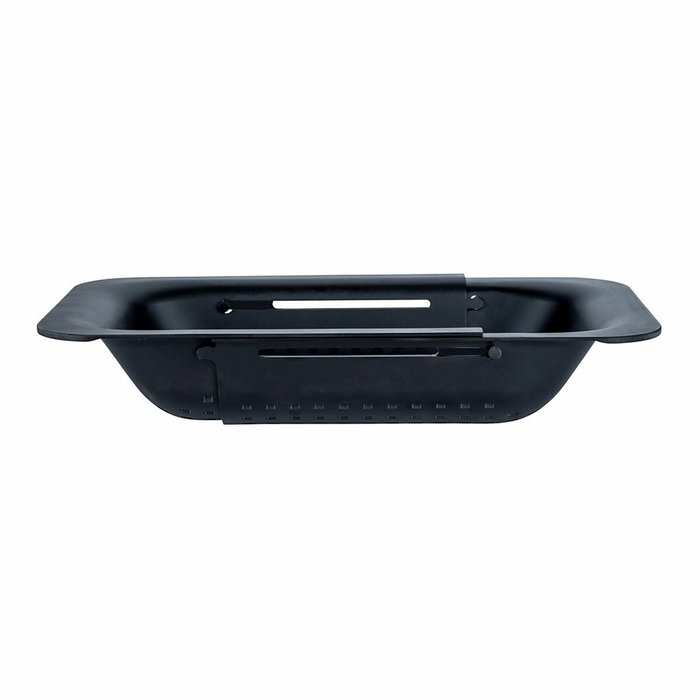 Wenko Escurreplatos Extensible Sievo 36,5 a 50 cm, Negro
