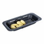 Wenko Escurreplatos Extensible Sievo 36,5 a 50 cm, Negro